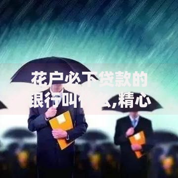 花户必下贷款的银行叫什么,精心分析5款没有套路的网贷平台 花户必下贷款的银行叫什么,精心分析5款没有套路的网贷平台