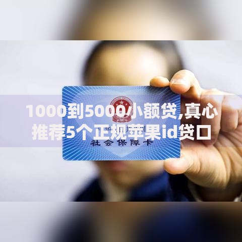 1000到5000小额贷,真心推荐5个正规苹果id贷口子