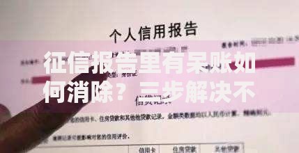 征信报告里有呆账如何消除？三步解决不良记录难题
