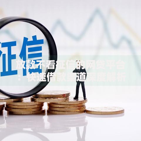 放款不看征信的网贷平台：快速借款渠道深度解析