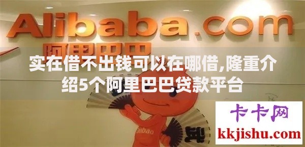 实在借不出钱可以在哪借,隆重介绍5个阿里巴巴贷款平台