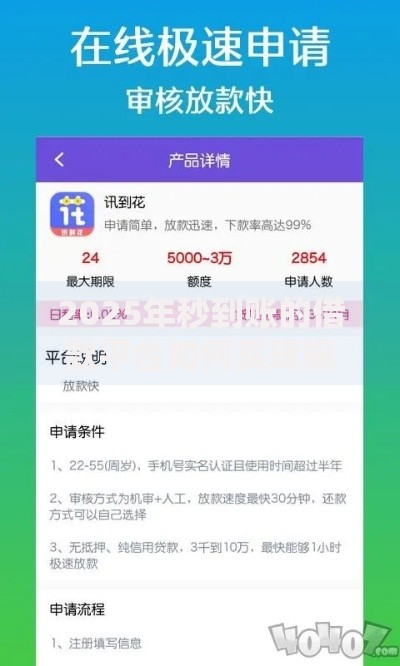 2025年秒到账的借款平台如何实现极速放款