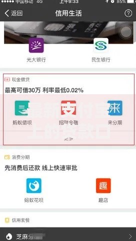 最新支付宝上的贷款口子有哪些正规选择？
