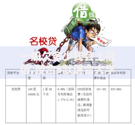 一般欠多少钱会上征信,整合5款适合大学生的贷款平台