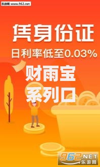 财雨宝系列口子有哪些？全面解析贷款产品与申请策略