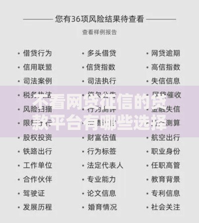 不看网贷征信的贷款平台有哪些选择？如何安全申请？