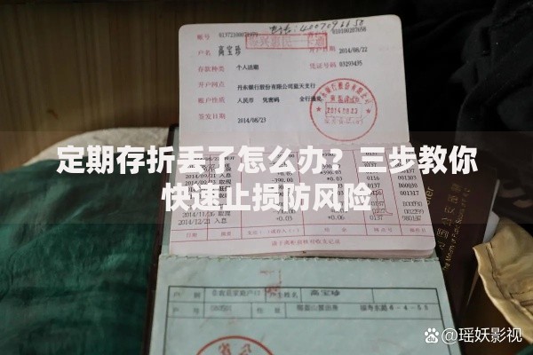 定期存折丢了怎么办？三步教你快速止损防风险