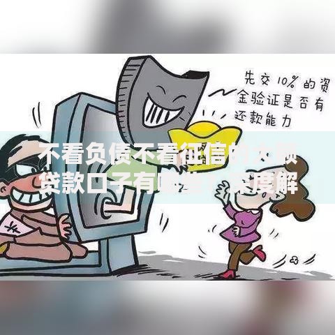 不看负债不看征信的大额贷款口子有哪些？深度解析可靠渠道