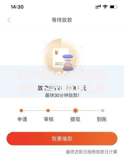 黑户借5000不看征信秒下款,简单汇总5个贷款可靠的平台