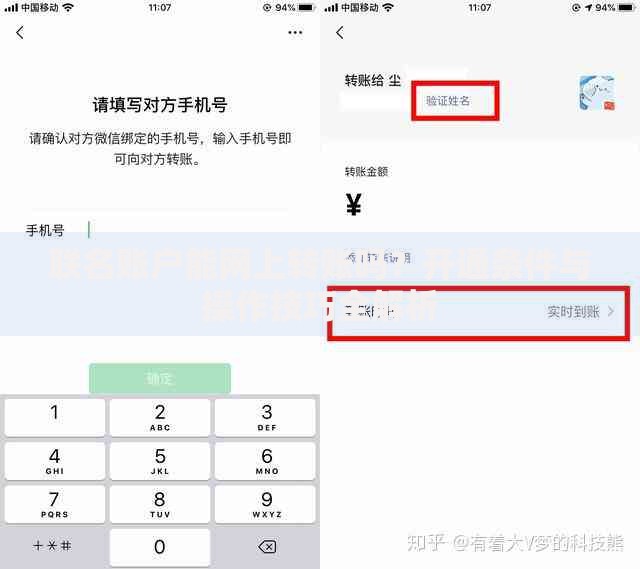 联名账户能网上转账吗？开通条件与操作技巧全解析
