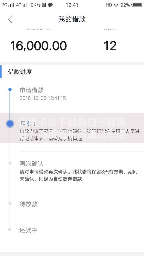 信用卡必下款的口子有哪些？深度解析高通过率渠道