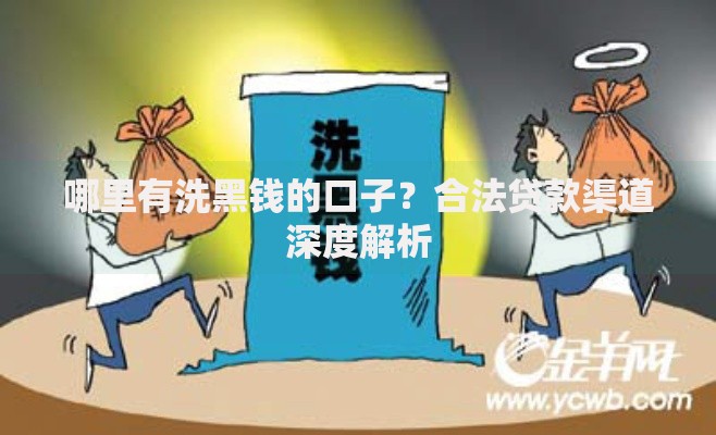 哪里有洗黑钱的口子？合法贷款渠道深度解析