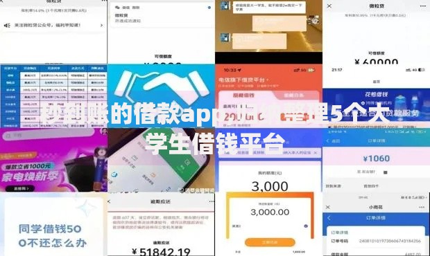 秒到账的借款app,归纳整理5个大学生借钱平台