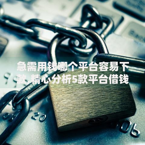 急需用钱哪个平台容易下款,精心分析5款平台借钱不看征信秒到账