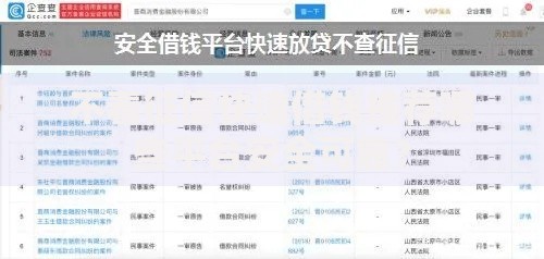 不看征信快速借钱推荐哪些平台安全可靠？