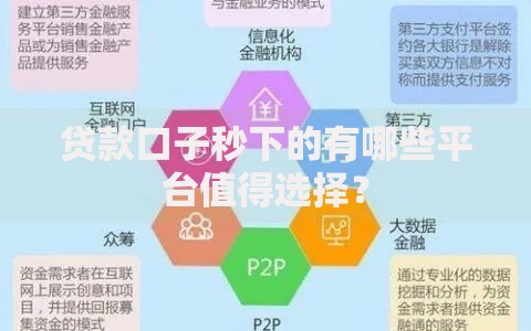 贷款口子秒下的有哪些平台值得选择？