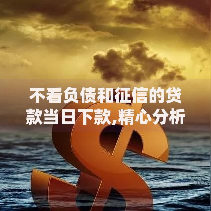 不看负债和征信的贷款当日下款,精心分析5款正规借钱平台