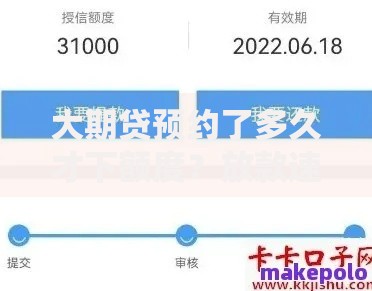 大期贷预约了多久才下额度？放款速度与流程关键点解析
