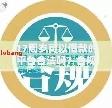 17周岁可以借款的平台合法吗？合规渠道及风险解析