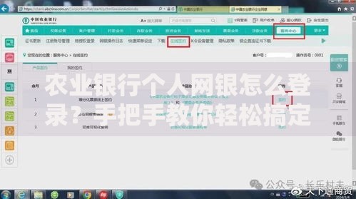 农业银行个人网银怎么登录？手把手教你轻松搞定操作流程