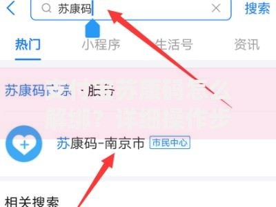 支付宝苏康码怎么解绑？详细操作步骤与常见问题解答