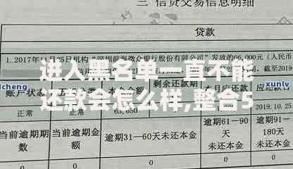 进入黑名单一直不能还款会怎么样,整合5款那些借款不上征信记录的平台
