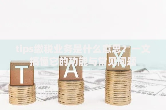 tips缴税业务是什么意思？一文搞懂它的功能与常见问题