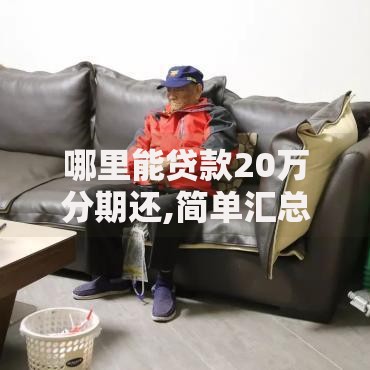 哪里能贷款20万分期还,简单汇总5个网贷平台借钱利息低 哪里能贷款20万分期还,简单汇总5个网贷平台借钱利息低