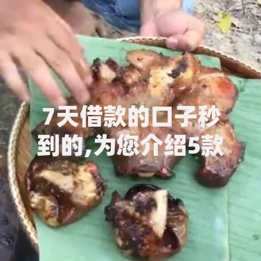 7天借款的口子秒到的,为您介绍5款黑口子秒下款 7天借款的口子秒到的,为您介绍5款黑口子秒下款