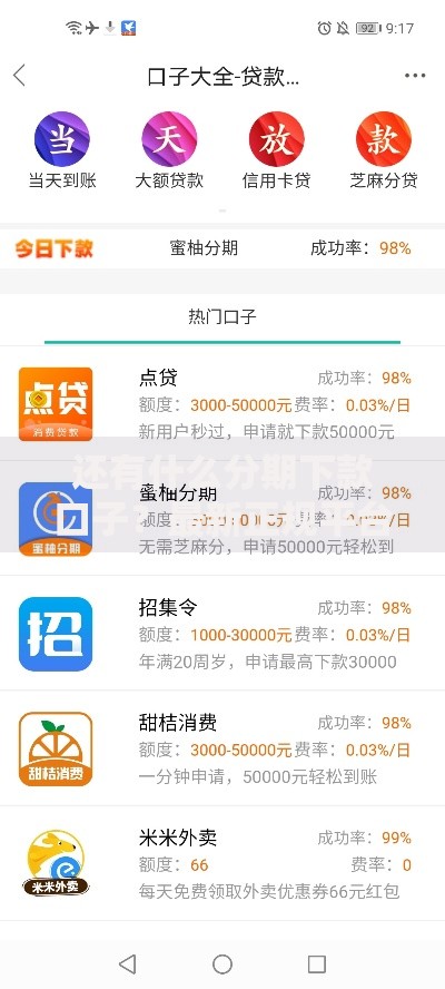 还有什么分期下款口子？最新正规平台盘点与申请攻略