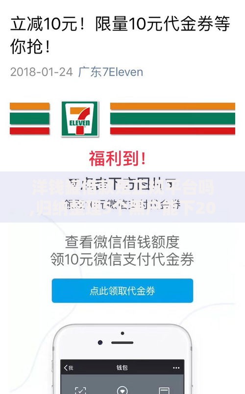 洋钱罐借款是正规平台吗,归纳整理5个黑户能下200的小贷口子