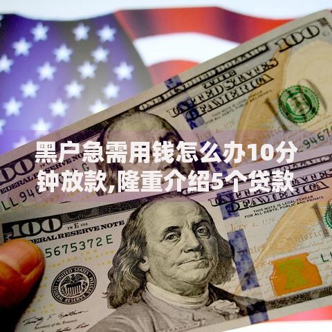 黑户急需用钱怎么办10分钟放款,隆重介绍5个贷款平台可靠吗