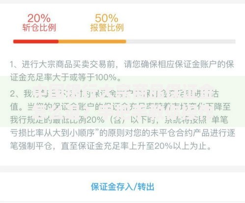 中国银行大宗商品保证金怎么退？手把手教你操作流程