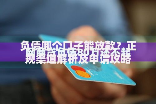 负债哪个口子能放款？正规渠道解析及申请攻略