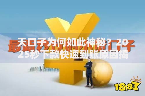 天口子为何如此神秘？2025秒下款快速到账原因揭秘
