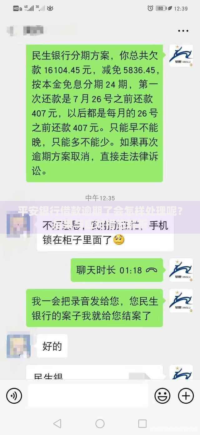 平安银行借款逾期了会怎样处理呢?后果与应对措施解析 平安银行借款逾期了会怎样处理呢?后果与应对措施解析