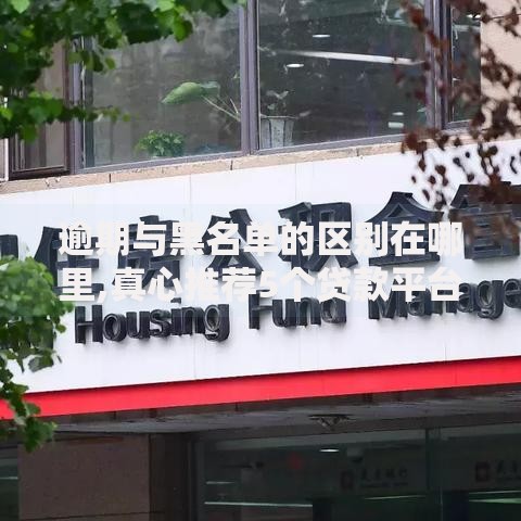 逾期与黑名单的区别在哪里,真心推荐5个贷款平台利息低