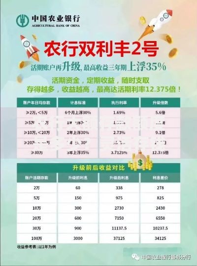 农行大额存款额度是多少？灵活存钱方式全解析