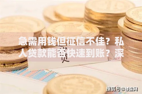 急需用钱但征信不佳？私人贷款能否快速到账？深度解析指南
