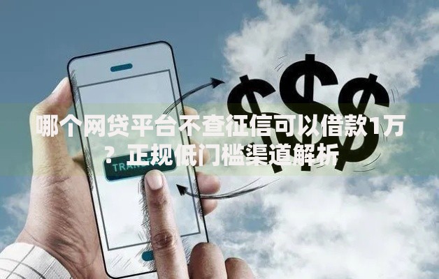 哪个网贷平台不查征信可以借款1万?正规低门槛渠道解析 哪个网贷平台不查征信可以借款1万?正规低门槛渠道解析