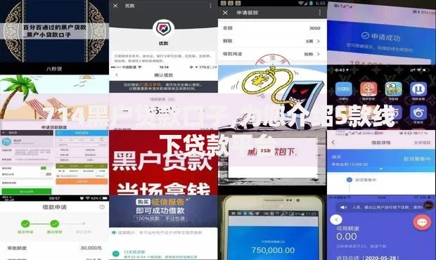714黑户贷款口子,为您介绍5款线下贷款平台