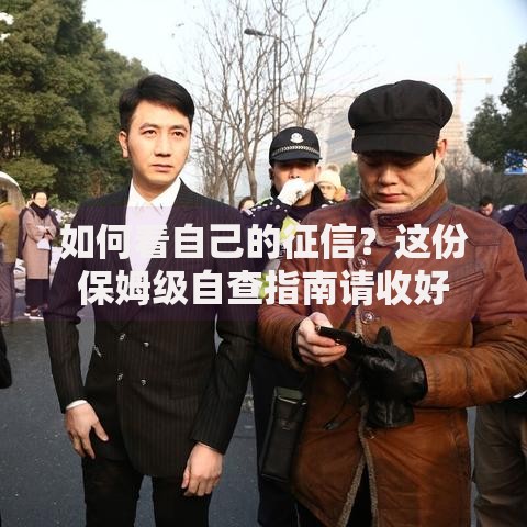 如何看自己的征信？这份保姆级自查指南请收好