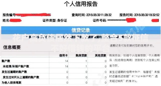 花户高负债居然下款了,整合5款征信不好借钱的平台