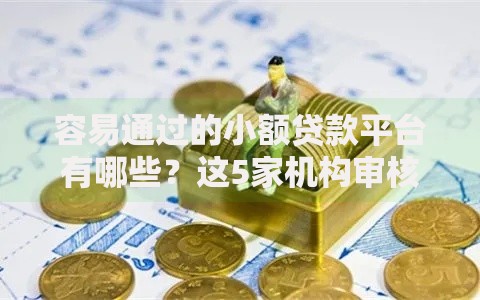 容易通过的小额贷款平台有哪些？这5家机构审核快、门槛低