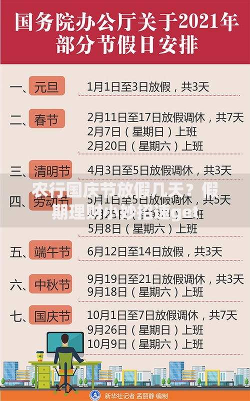 农行国庆节放假几天？假期理财小妙招速get