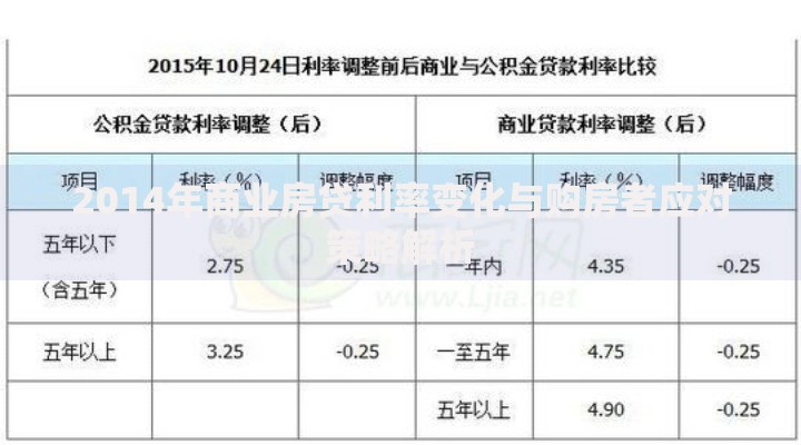 2014年商业房贷利率变化与购房者应对策略解析
