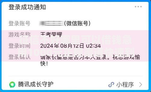 征信不好哪里可以借钱急用1000元正规渠道快速到账