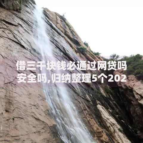 借三千块钱必通过网贷吗安全吗,归纳整理5个2025口子交流论坛最新