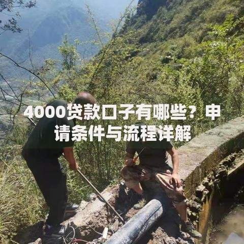 4000贷款口子有哪些？申请条件与流程详解