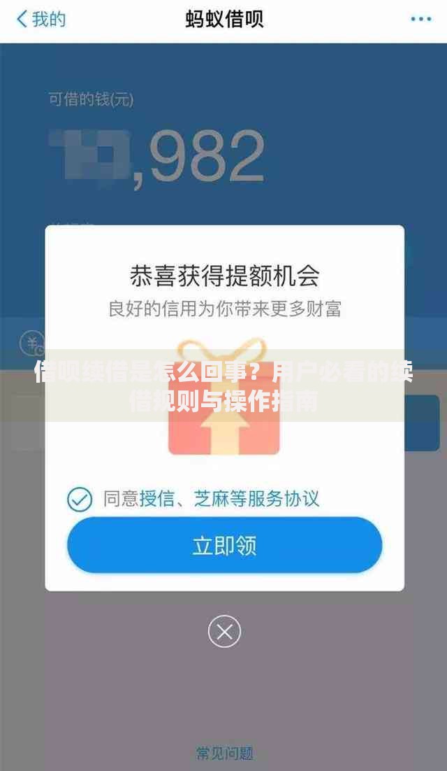 借呗续借是怎么回事？用户必看的续借规则与操作指南